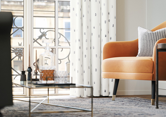 Ink Spots, Contrast - Made to Measure Curtains - Image 5